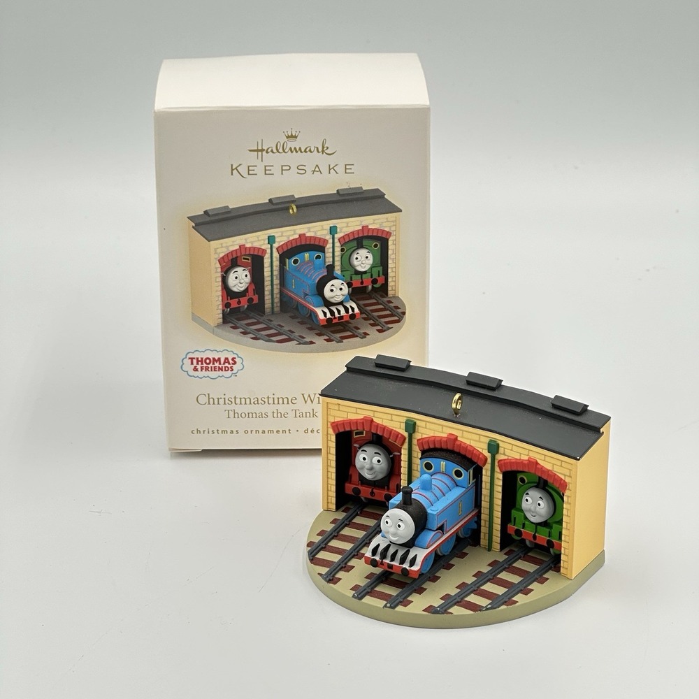 Hallmark Keepsake Christmas Thomas the Tank Engine w Percy & James Ornament 2009